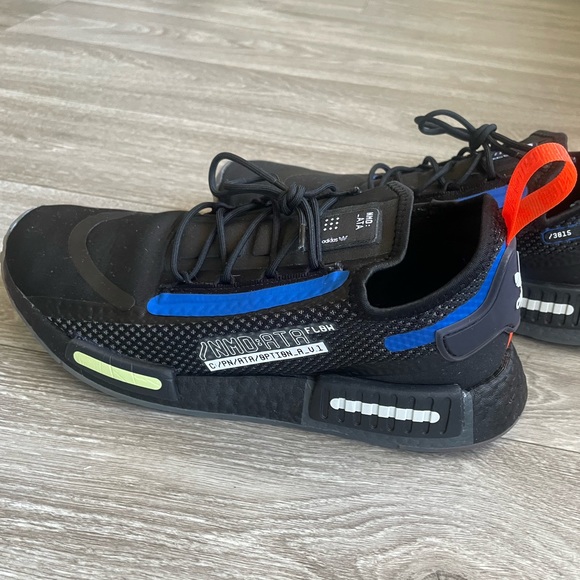 Other - Adidas Original NMD_R1 Spectoo BOOST Black Blue White “UNISEX”